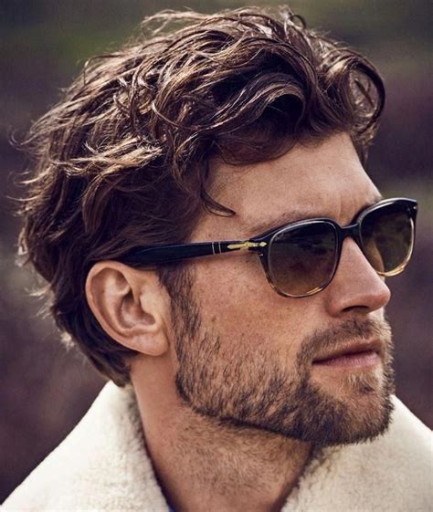 mens long hairstyles for thick wavy hair|More.